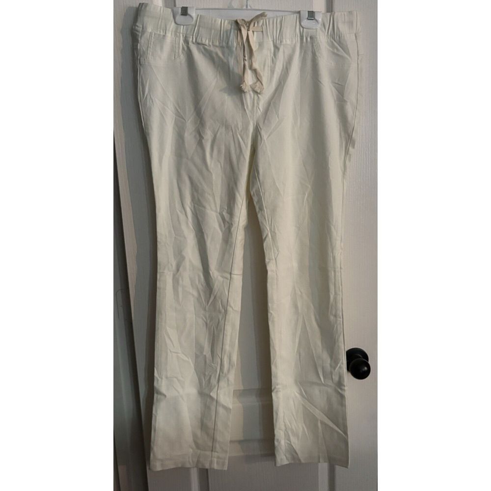Cleo Ladies Pants Two Xl Elastic Waist Straight Leg Lots Of Stretch (2397)